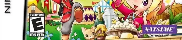 Harvest Moon DS: Grand Bazaar, the ESRB box on its front