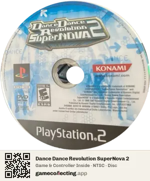 Dance Dance Revolution SuperNova 2 PlayStation 2, NTSC disc