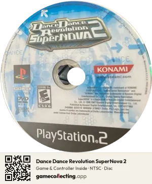 Dance Dance Revolution SuperNova 2 PlayStation 2, NTSC disc
