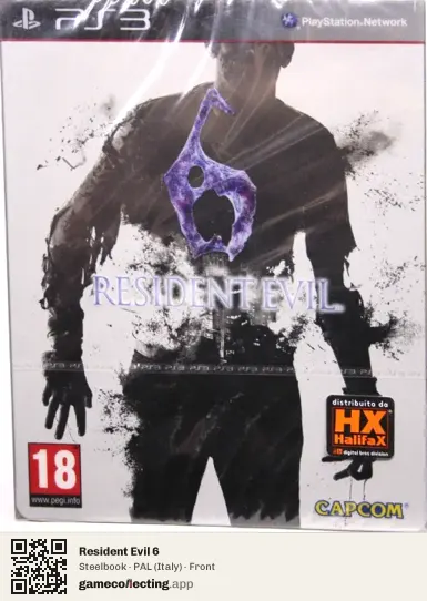Resident Evil 6 PlayStation 3, Italy box front