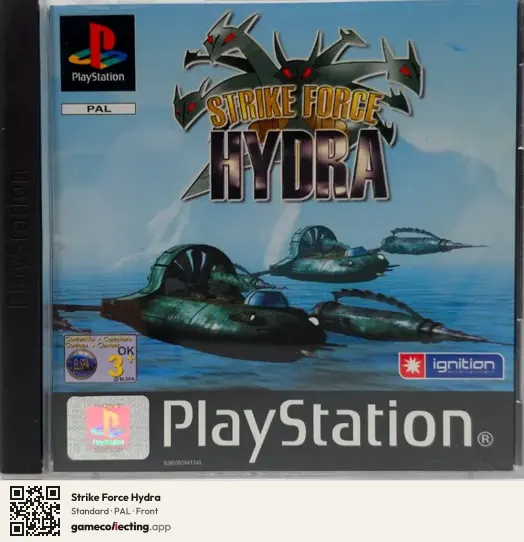Strike Force Hydra PlayStation, PAL box front