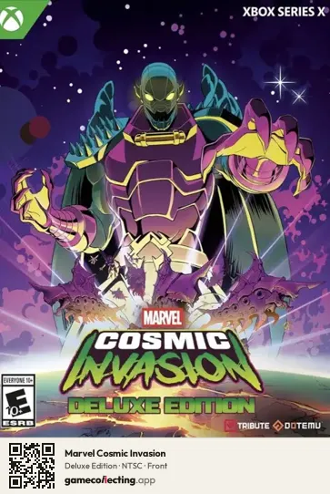 Marvel Cosmic Invasion Xbox Series X, NTSC box front