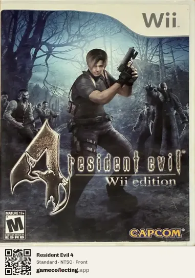 Resident Evil 4 Nintendo Wii, NTSC box front