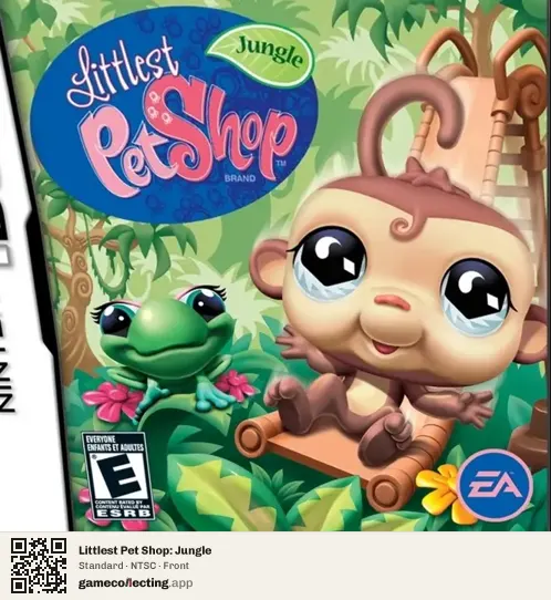 Littlest Pet Shop: Jungle Nintendo DS, NTSC box front