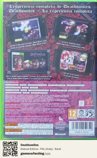 Deathsmiles Xbox 360, Italy box back