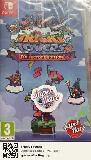 Tricky Towers Nintendo Switch, PAL box front