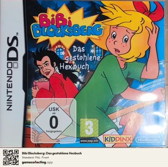 Bibi Blocksberg: Das gestohlene Hexbuch Nintendo DS, PAL box front