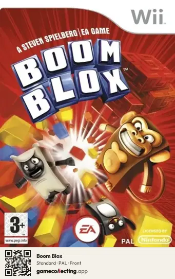 Boom Blox Nintendo Wii, PAL box front