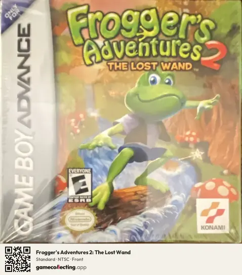 Frogger's Adventures 2: The Lost Wand Game Boy Advance, NTSC box front