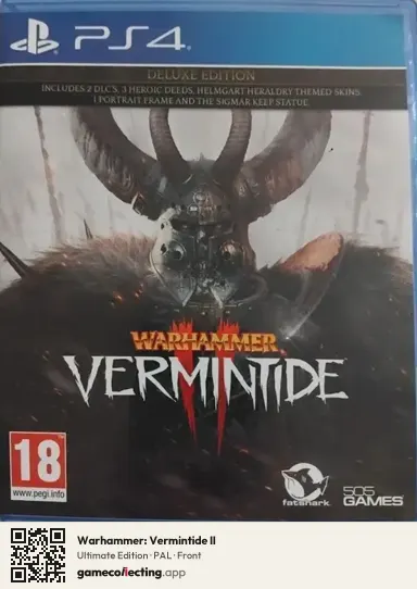 Warhammer: Vermintide II PlayStation 4, PAL box front