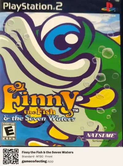 Finny the Fish & the Seven Waters PlayStation 2, NTSC box front