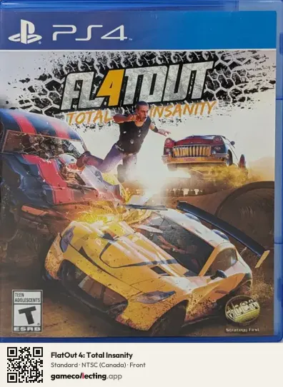 FlatOut 4: Total Insanity PlayStation 4, Canada box front