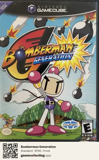 Bomberman Generation Nintendo GameCube, NTSC box front