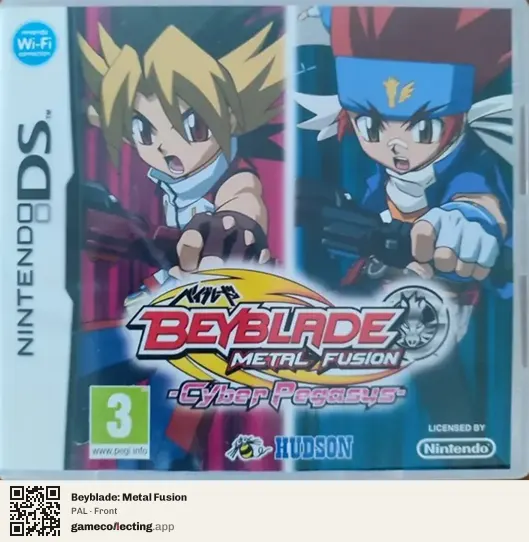 Beyblade: Metal Fusion Nintendo DS, PAL box front