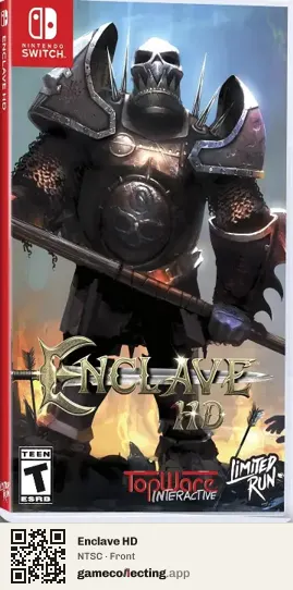 Enclave HD Nintendo Switch, NTSC box front