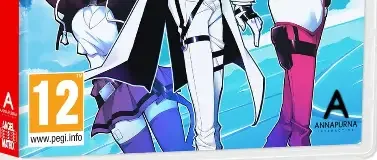 Neon White, the PEGI square on its front