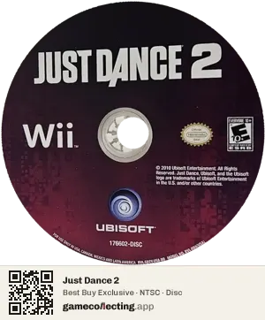 Just Dance 2 Nintendo Wii, NTSC disc
