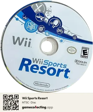 Wii Sports Resort Nintendo Wii, NTSC disc