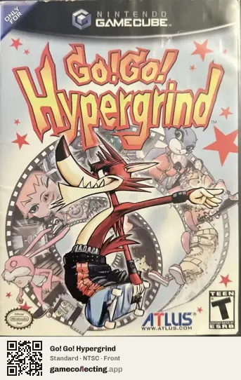 Go! Go! Hypergrind Nintendo GameCube, NTSC box front