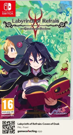 Labyrinth of Refrain: Coven of Dusk Nintendo Switch, PAL box front