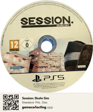 Session: Skate Sim PlayStation 5, PAL disc