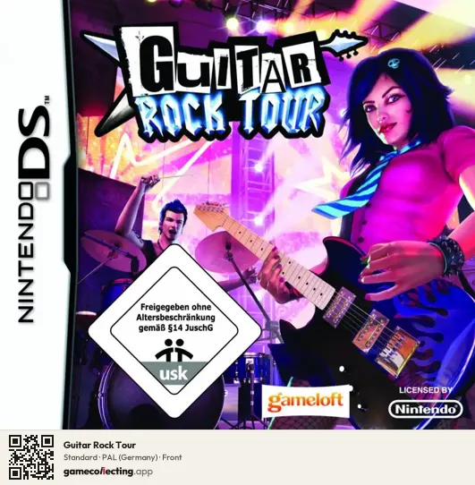Guitar Rock Tour Nintendo DS, Germany box front