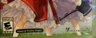 Touhou Spell Carnival, the ESRB box on its front