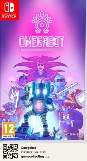 Omegabot Nintendo Switch, PAL box front