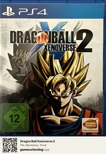 Dragon Ball Xenoverse 2 PlayStation 4, Germany box front