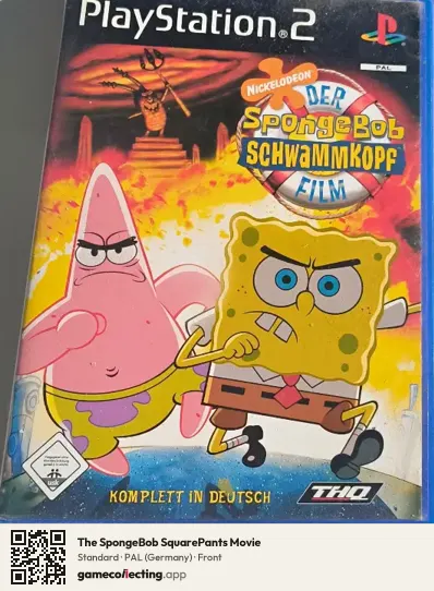 The SpongeBob SquarePants Movie PlayStation 2, Germany box front
