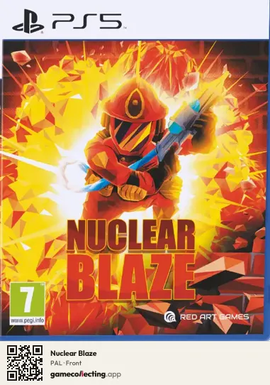 Nuclear Blaze PlayStation 5, PAL box front