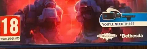Wolfenstein: Cyberpilot, the PEGI square on its front