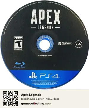 Apex Legends PlayStation 4, NTSC disc