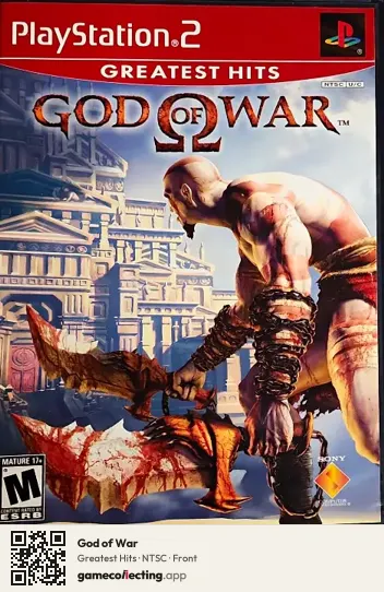 God of War PlayStation 2, NTSC box front