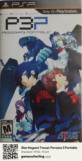 Shin Megami Tensei: Persona 3 Portable PlayStation Portable, NTSC box front