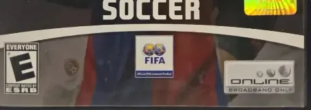 FIFA 07, the ESRB box on its front
