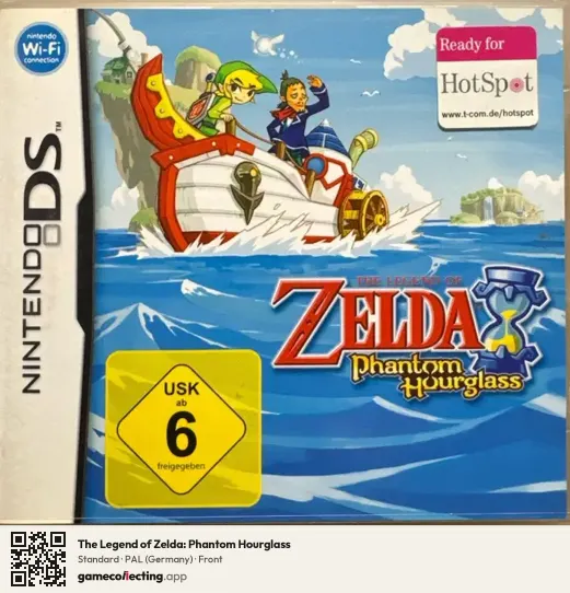 The Legend of Zelda: Phantom Hourglass Nintendo DS, Germany box front