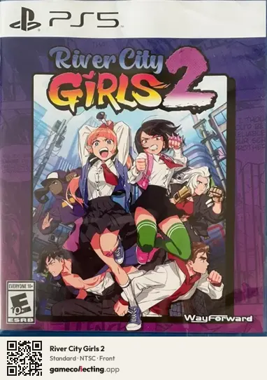 River City Girls 2 PlayStation 5, NTSC box front