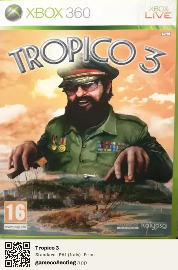 Tropico 3 Xbox 360, Italy box front