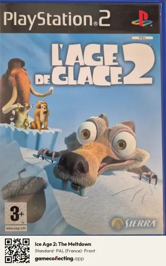 Ice Age 2: The Meltdown PlayStation 2, France box front