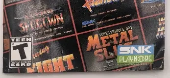 SNK Arcade Classics Vol. 1, the ESRB box on its front