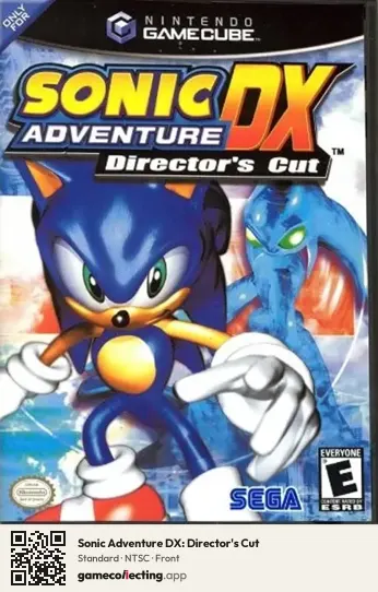Sonic Adventure DX: Director's Cut Nintendo GameCube, NTSC box front