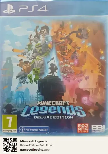 Minecraft Legends PlayStation 4, PAL box front