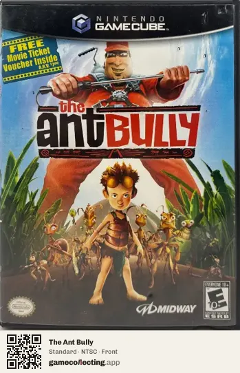The Ant Bully Nintendo GameCube, NTSC box front