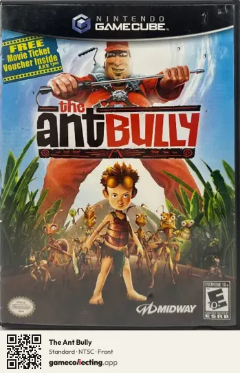 The Ant Bully Nintendo GameCube, NTSC box front