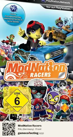 ModNation Racers PlayStation Portable, Germany box front