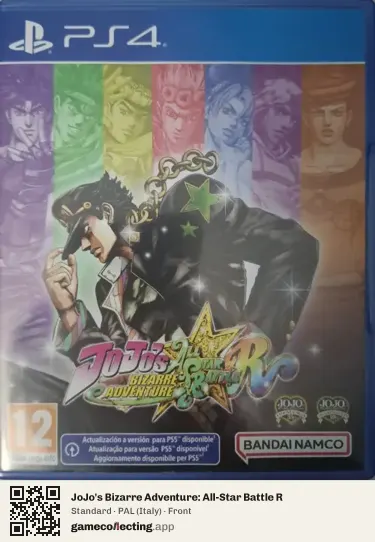 JoJo's Bizarre Adventure: All-Star Battle R PlayStation 4, Italy box front