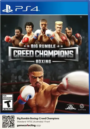 Big Rumble Boxing: Creed Champions PlayStation 4, Australia box front