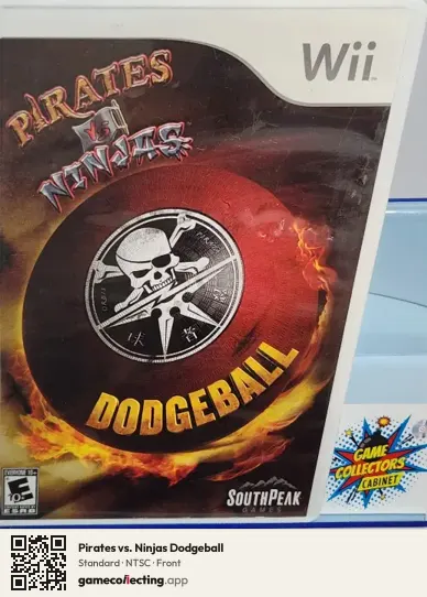 Pirates vs. Ninjas Dodgeball Nintendo Wii, NTSC box front