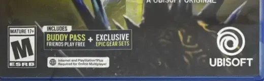 Tom Clancy's Rainbow Six Extraction, the ESRB box on its front